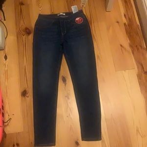 stretch jean legging